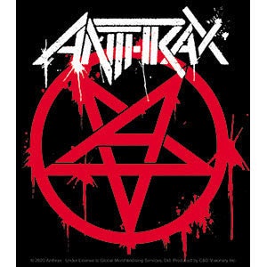ANTHRAX Masters Logo Sticker Decal - 4.4x5 Inch - American Heavy Metal Band Vinyl Decal Sticker Craft Supply