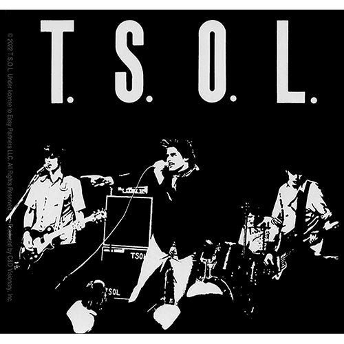 T.S.O.L. EP Band Cover Sticker Decal - 4.25x4 Inch - True Sounds of Liberty Album American Punk Rock Band Vinyl Decal Sticker Craft Supply