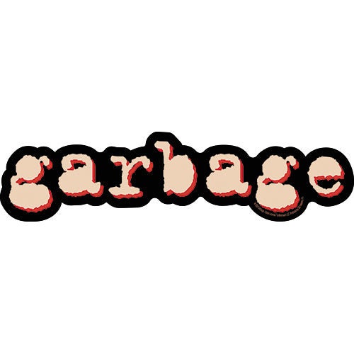 GARBAGE Band Logo Sticker Decal - 8x2 Inch - Shirley Manson American Rock Band Vinyl Decal Sticker Craft Supply