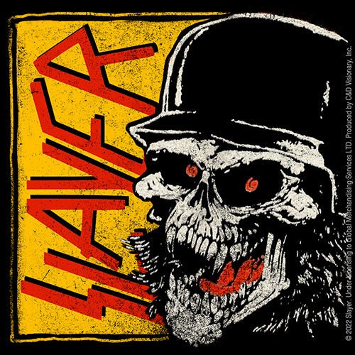 SLAYER Laughing Skull Sticker Decal - 4x4 Inch - Kerry King American Thrash Metal Band Vinyl Decal Sticker Craft Supply