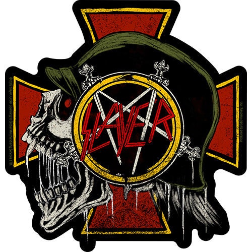 SLAYER Skull Profile Sticker Decal - 4.8x5 Inch - Kerry King American Thrash Metal Band Vinyl Decal Sticker Craft Supply