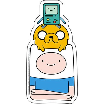 ADVENTURE TIME The Gang Sticker Decal - 2.7x5.45 Inch - Finn Jake Dog Cartoon Network Vinyl Decal Sticker Craft Supply