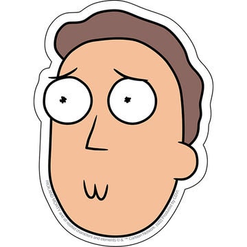 RICK & MORTY Pathetic Jerry Sticker Decal - 3.7x5 Inch - Adult Swim Cartoon Network Animated TV Series Vinyl Decal Sticker Craft Supply
