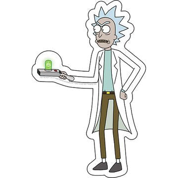 RICK & MORTY Teleport Sticker Decal - 3.875x6 Inch - Adult Swim Cartoon Network Animated TV Series Vinyl Decal Sticker Craft Supply