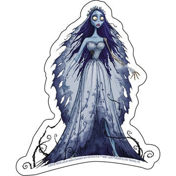 CORPSE BRIDE Emily Sticker Decal - 4.5x5.5 Inch - Tim Burton Johnny Depp Animated Classic Movie Vinyl Sticker Decal Craft Supply