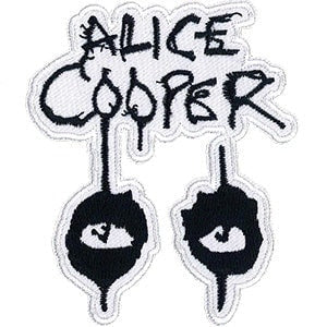 ALICE COOPER Eyes Patch - 2.5x3 Inch - Embroidered Rock Band Patch Applique Craft Supply