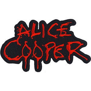 ALICE COOPER Logo Patch - 3.25x1.4 Inch - Embroidered Rock Band Patch Applique Craft Supply