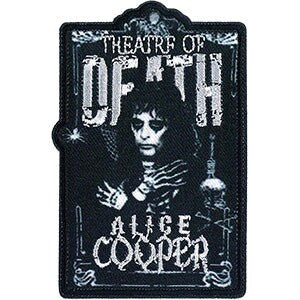 ALICE COOPER Theatre of Death Patch - 2.3x3.6 Inch - Embroidered Rock Band Patch Applique Craft Supply
