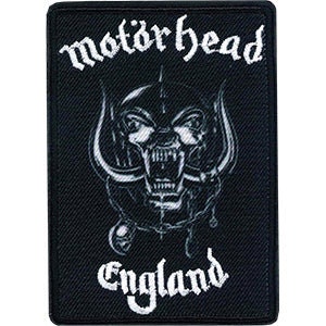 MOTORHEAD England Patch - 2.6x3.6 Inch - Embroidered Rock Band Patch Applique Craft Supply