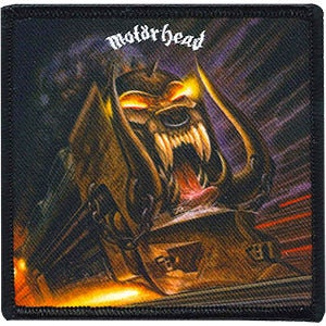 MOTORHEAD Orgasmatron Patch - 3.4x3.45 Inch - Embroidered Rock Band Patch Applique Craft Supply