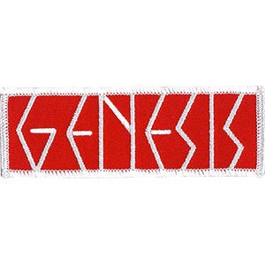 GENESIS Logo Patch - 4.2x1.5 Inch - Phil Collins Embroidered Rock Band Patch Applique Craft Supply