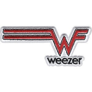 WEEZER Red Logo Patch - 4x1.8 Inch - Embroidered American Rock Band Patch Applique Craft Supply