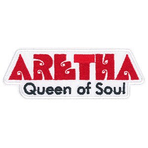 ARETHA FRANKLIN Queen of Soul Patch - 4.5x1.6 Inch - Embroidered Music Motown Patch Applique Craft Supply