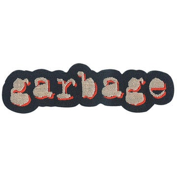 GARBAGE Band Logo Patch - 4x1 Inch - American Rock Band Embroidered Patch Applique Craft Supply