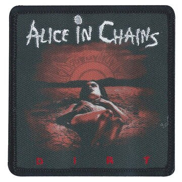 ALICE IN CHAINS Dirt Album Patch - 3.25x3.25 Inch - Layne Staley American Rock Band Album Embroidered Patch Applique Craft Supply