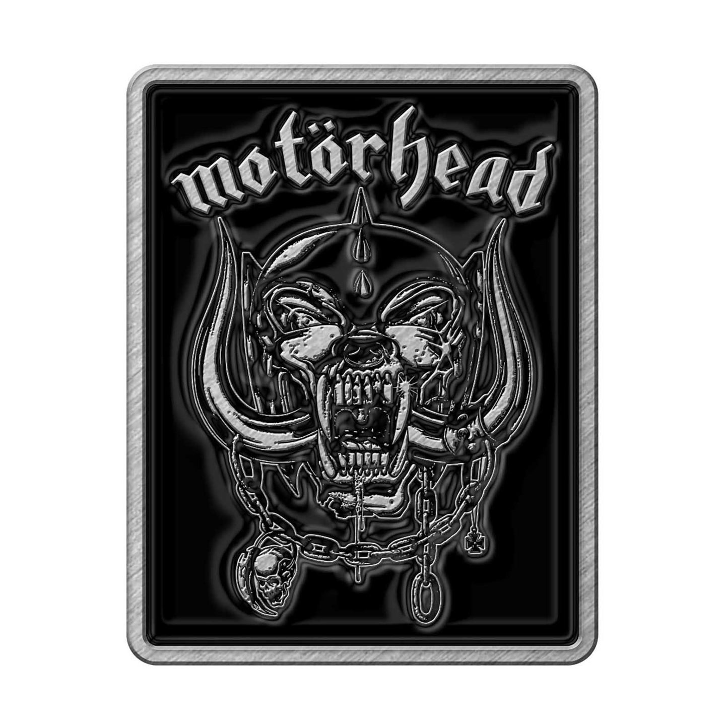 MOTORHEAD Enamel Metal Pin Badge - Approx 1 Inch - Motorhead Logo & War Pig - Pinback Badge Button Lapel With Butterfly Clutch Attachment