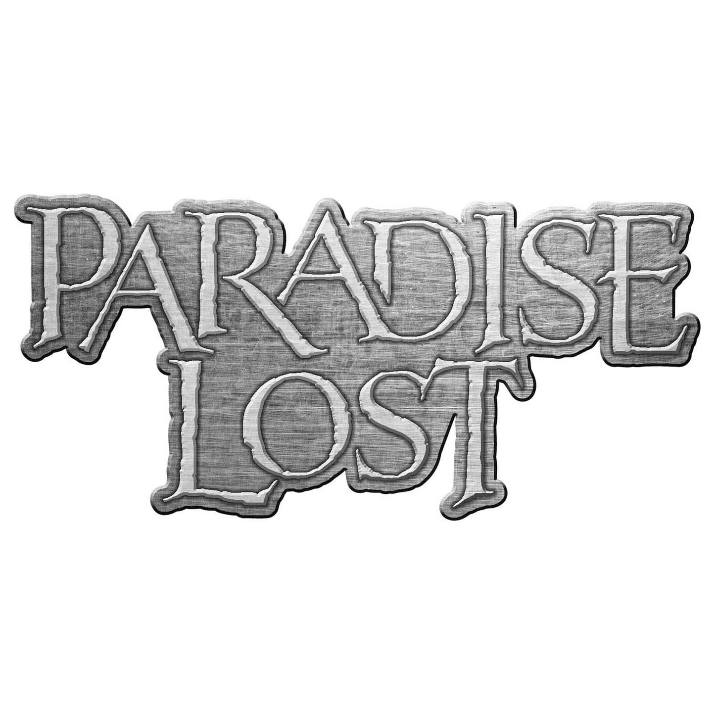 PARADISE LOST Cast Metal Pin Badge - Approx 1 Inch - Paradise Lost Logo - Pinback Badge Button Lapel With Butterfly Clutch Attachment