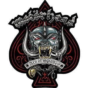 MOTORHEAD Metallic Ace of Spades Sticker Decal - 4.25x5.2 Inch - Song Lemmy English Rock Band Vinyl Decal Sticker Craft Supply