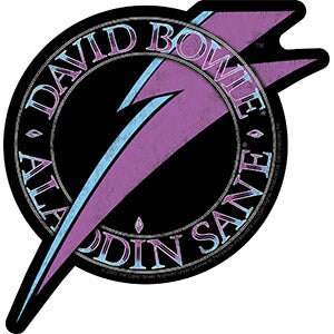 DAVID BOWIE Aladdin Bolt Sticker Decal - 5.25x5.6 Inch - Album English Rock Singer Legend Vinyl Decal Sticker Craft Supply