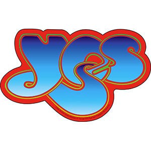 YES Fade logo Sticker Decal - 5.3x3.25 Inch - Jon Anderson English Progressive Rock Band Vinyl Decal Sticker Craft Supply