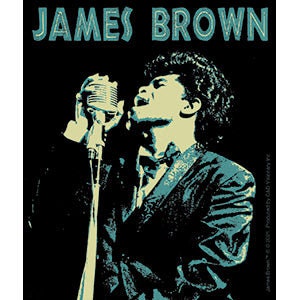 JAMES BROWN Singin' the Blues Sticker Decal - 4x4.75 Inch - R&B Soul Funk Music Legend Vinyl Decal Sticker Craft Supply
