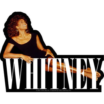 WHITNEY HOUSTON Smiling Star Sticker Decal - 5.85x4.5 Inch - American Singer Actress Music Legend Vinyl Decal Sticker Craft Supply