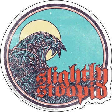 SLIGHTLY STOOPID Wave Crest Sticker Decal - 4.3x4.3 Inch - Reggae Rock Band Vinyl Decal Sticker Craft Supply
