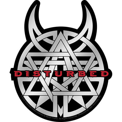 DISTURBED Amulet Sticker Decal - 4.2x5 Inch - American Heavy Metal Band Album Vinyl Decal Sticker Craft Supply