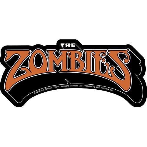 THE ZOMBIES Logo Sticker Decal - 6x2.8 Inch - 1960s British Rock Band Vinyl Decal Sticker Craft Supply