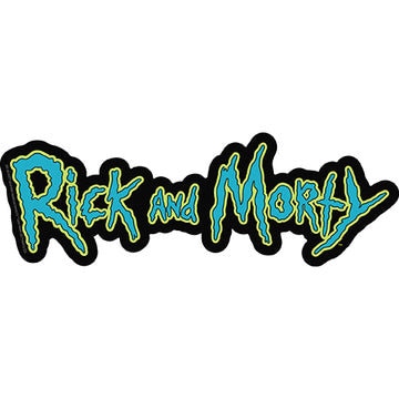 RICK & MORTY Logo Sticker Decal - 7x2.4 Inch - Adult Swim Cartoon Network Animated TV Series Vinyl Decal Sticker Craft Supply