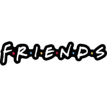 FRIENDS Logo Sticker Decal - 8x1.8 Inch - Classic TV Series Vinyl Sticker Decal Craft Supply
