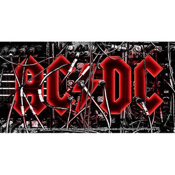 AC/DC Wires Sticker Decal - 5.75x3 Inch - Lives Wires Album Angus Young Australian Rock Band Vinyl Decal Sticker Craft Supply