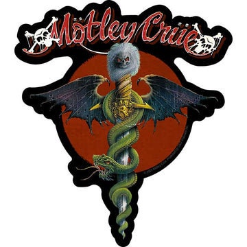 MOTLEY CRUE Dr. Feelgood Sticker Decal - 4.25x5 Inch - Album American Heavy Metal Band Vinyl Decal Sticker Craft Supply