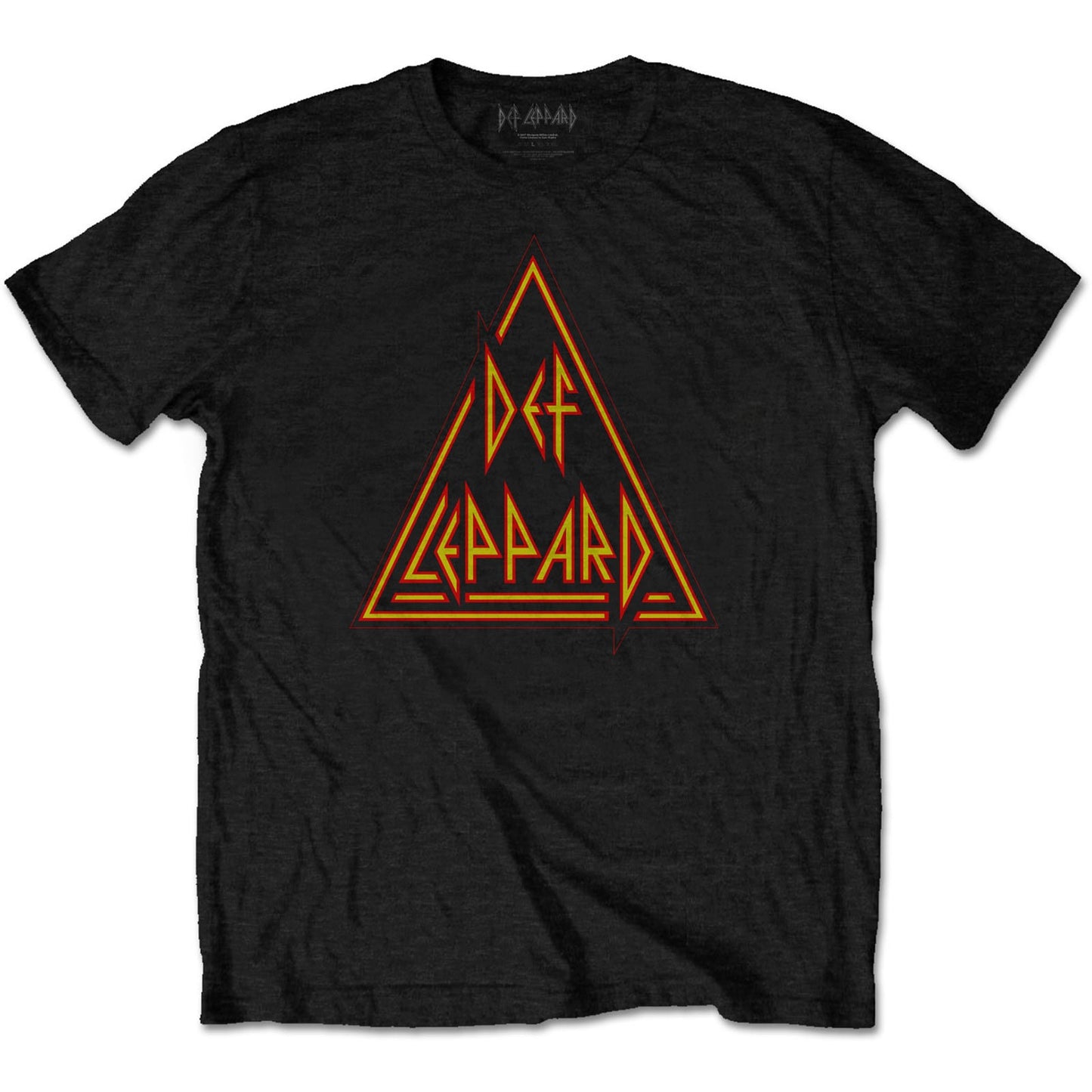 DEF LEPPARD Classic Triangle T-Shirt Unisex - Made to Order - T-Shirt For Men and Women - Music Metal Rock Band Concert Shirt