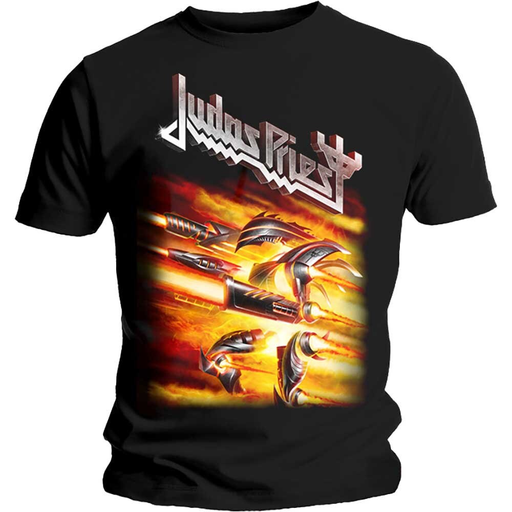 JUDAS PRIEST Firepower T-Shirt Unisex - Made to Order - T-Shirt For Men and Women - Music Metal Rock Band Concert Shirt