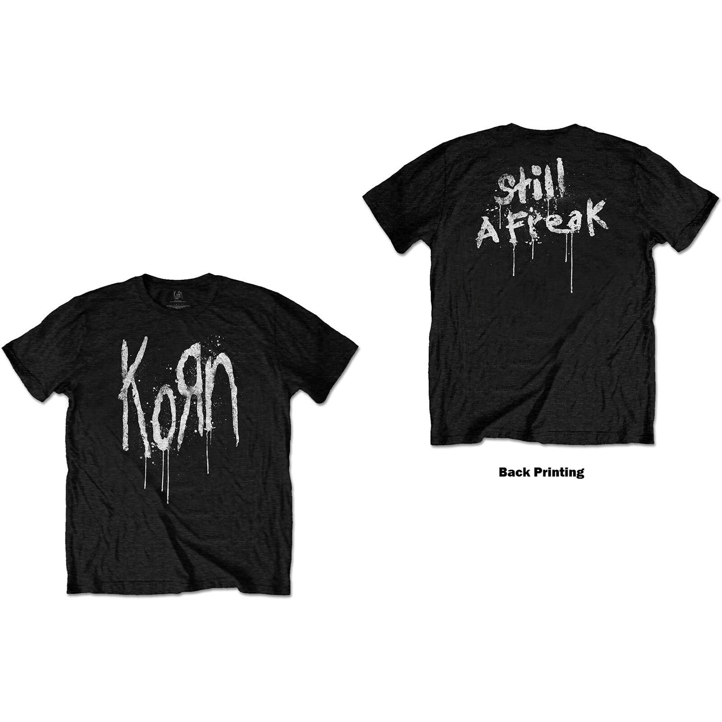 KORN Still A Freak T-Shirt Unisex - Made to Order - Front and Back Design T-Shirt For Men and Women - Music Metal Rock Band Concert Shirt