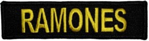 Ramones Logo Patch - 4.5x1.3 Inch - Embroidered Patch Applique Craft Supply