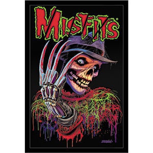 MISFITS Nightmare Patch - 2.7x4 Inch - Embroidered Rock Band Patch Applique Craft Supply