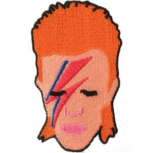 DAVID BOWIE Aladdin Sane Patch - 2.5x4 Inch - Embroidered Rock Band Patch Applique Craft Supply