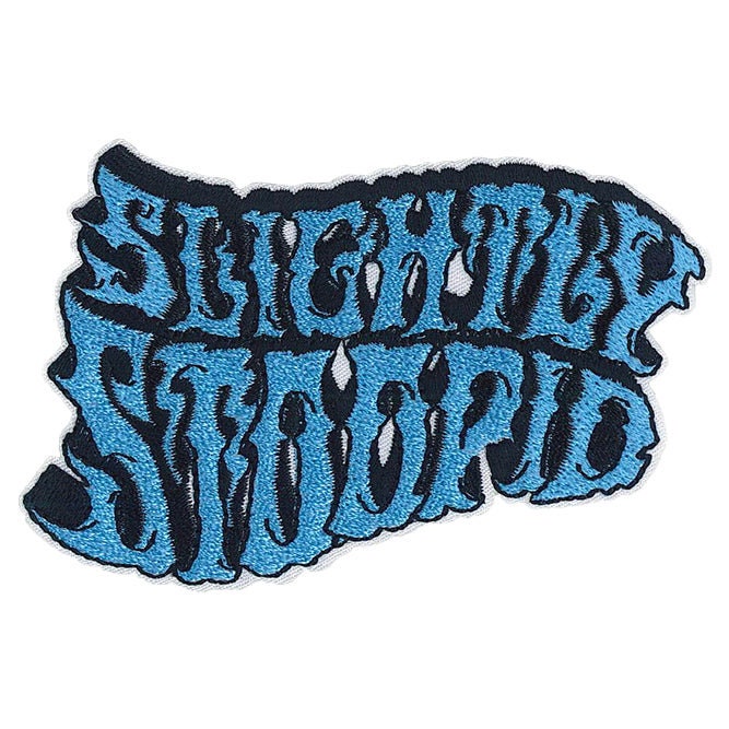 SLIGHTLY STOOPID Logo Patch - 3.75x2.5 Inch - Embroidered Reggae Rock Band Patch Applique Craft Supply