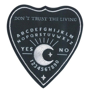 Talk to the Dead Patch - 3x3.5 Inch - Embroidered Patch Applique Craft Supply