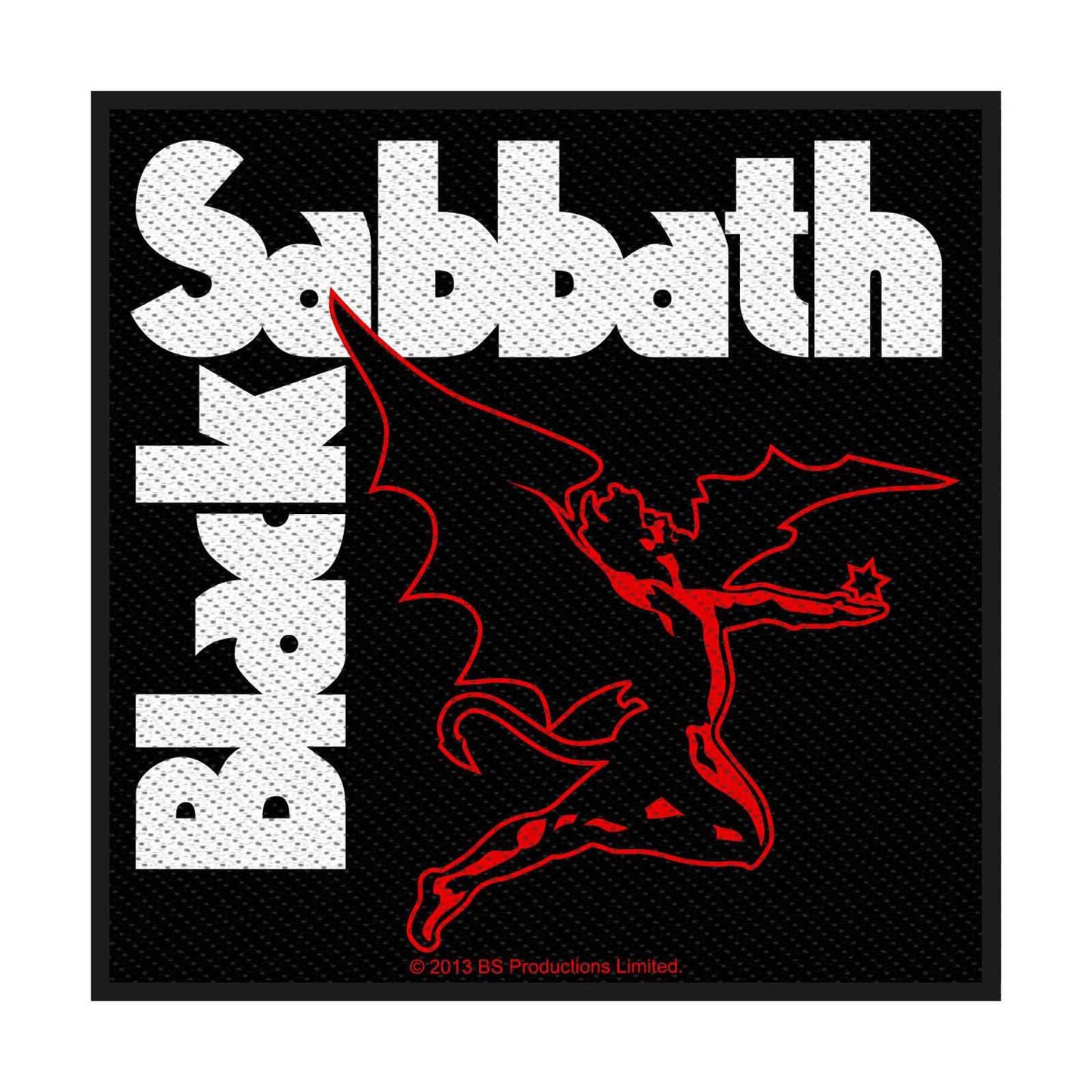BLACK SABBATH Standard Creature Patch - Approx 4x4 Inch - Black Sabbath Embroidered Patch Applique Craft Supply - Officially Licensed