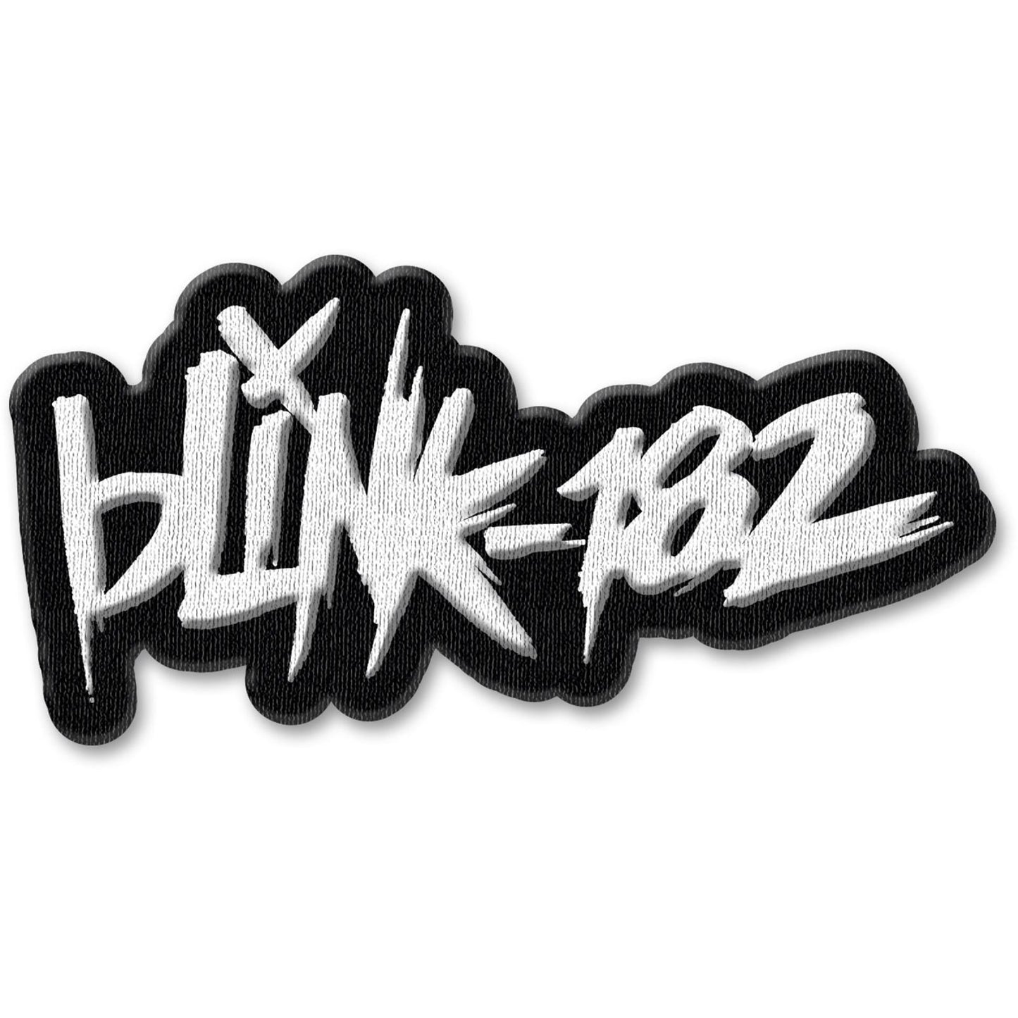 BLINK-182 Scratch Logo Patch - Approx 3 Inch - Blink 182 Embroidered Patch Applique Craft Supply - Officially Licensed