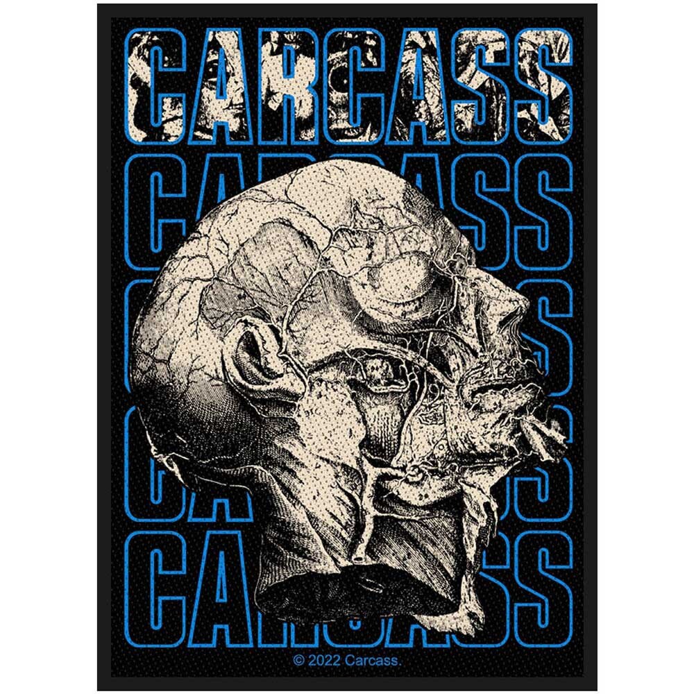 CARCASS Necro Head Patch - 2.75x4 Inch - Band Embroidered Patch Applique Craft Supply - Officially Licensed