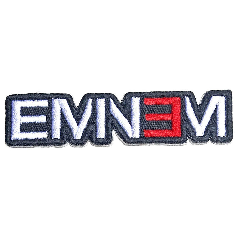 EMINEM Patch - Approx 3.2x0.75 Inch - Eminem Cut-Out Logo Embroidered Patch Applique Craft Supply - Officially Licensed