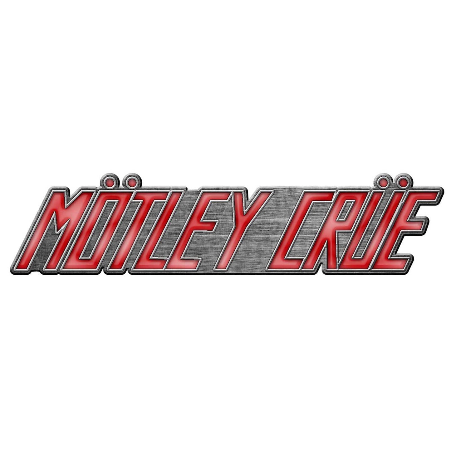 MOTLEY CRUE Enamel Metal Pin Badge - Approx 1 Inch - Motley Crue Band Logo - Pinback Badge Button Lapel With Butterfly Clutch Attachment