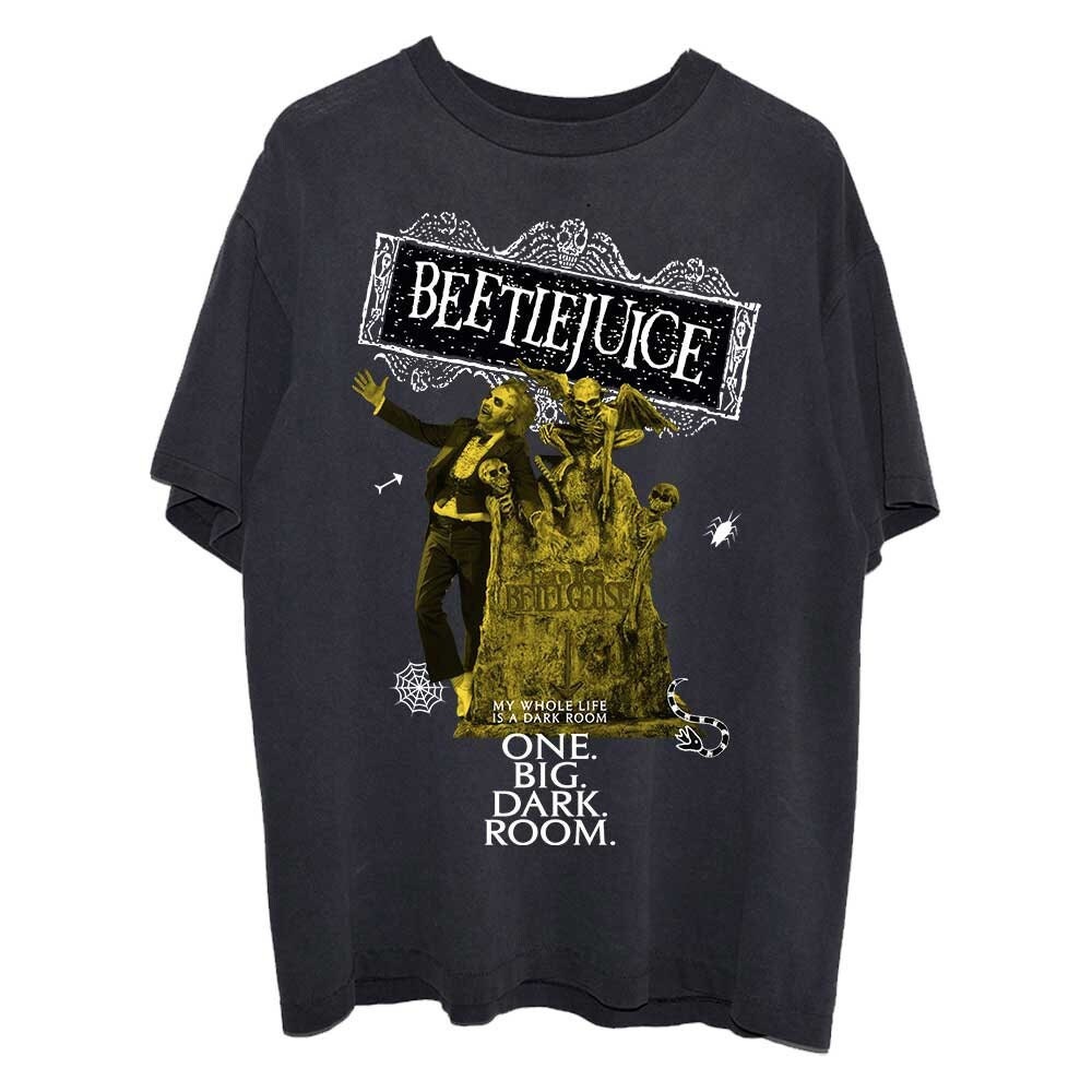 BEETLEJUICE One Dark Room T-Shirt Unisex - Made to Order - T-Shirt For Men and Women - Michael Keaton Tim Burton Movie