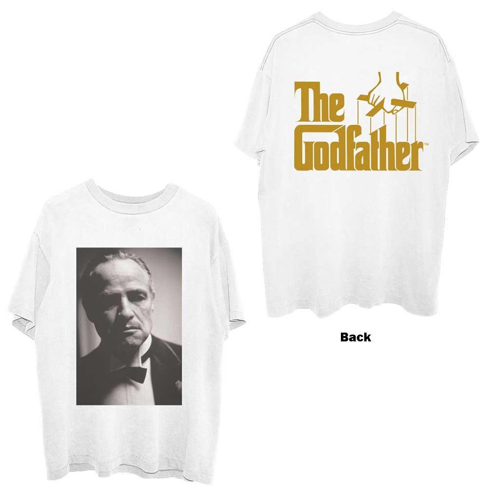 THE GODFATHER Brando B&W T-Shirt Unisex - Made to Order - Front/Back T-Shirt For Men Women - Al Pacino Marlon Brando Robert De Niro Movie