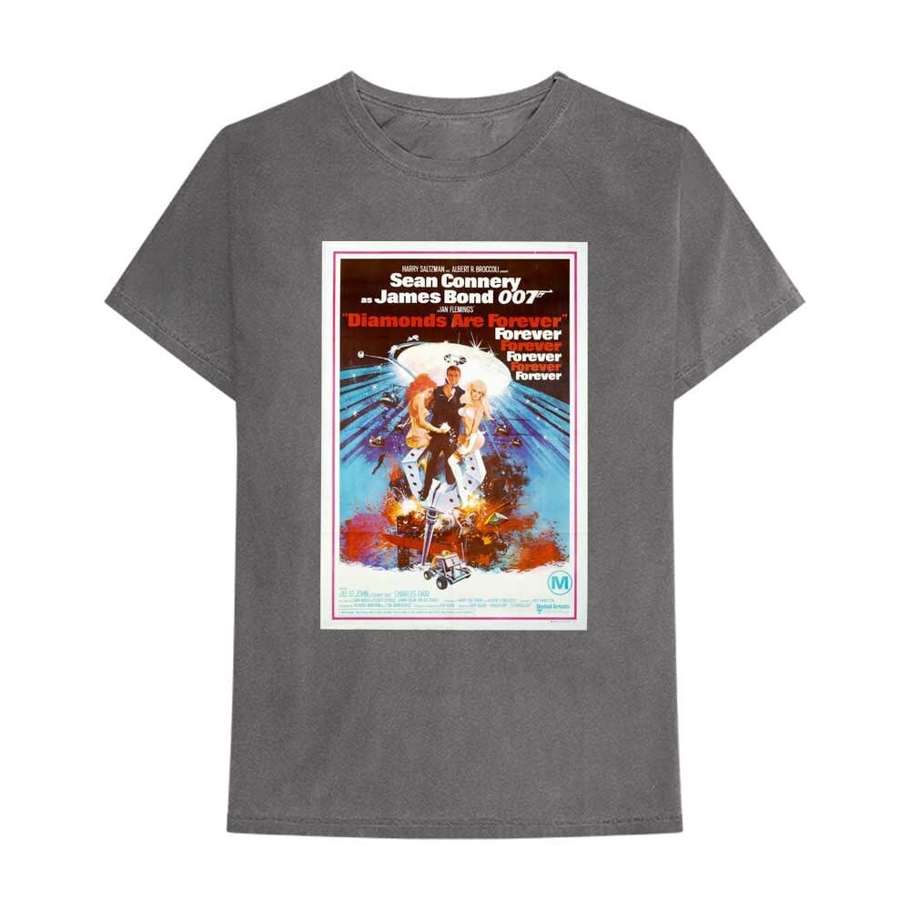 JAMES BOND 007 Diamonds Are Forever T-Shirt Unisex - Made to Order - T-Shirt For Men and Women - Sean Connery Classic Movie
