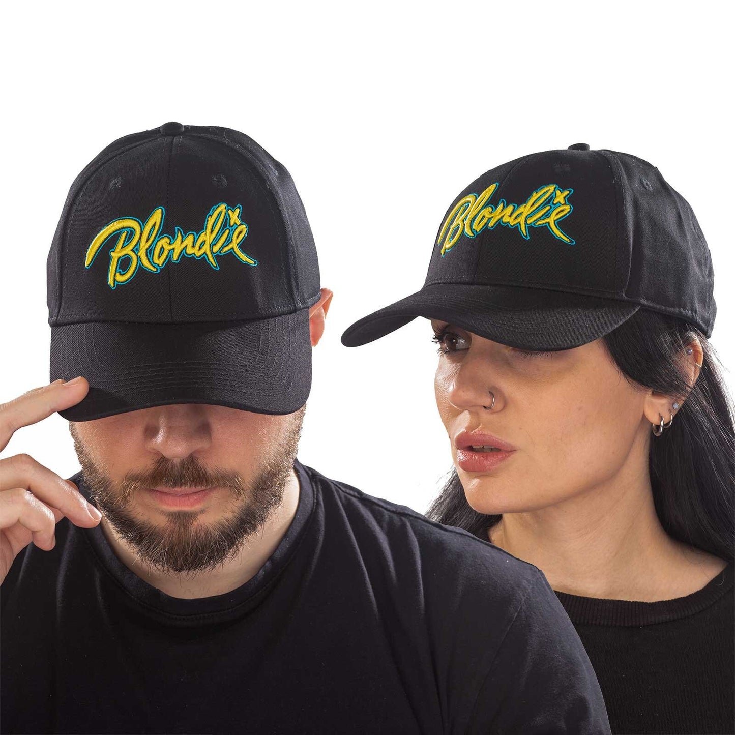 BLONDIE Unisex Cap Hat - Made to Order - Black Blondie ETTB Logo Adjustable Baseball Cap - Officially Licensed!
